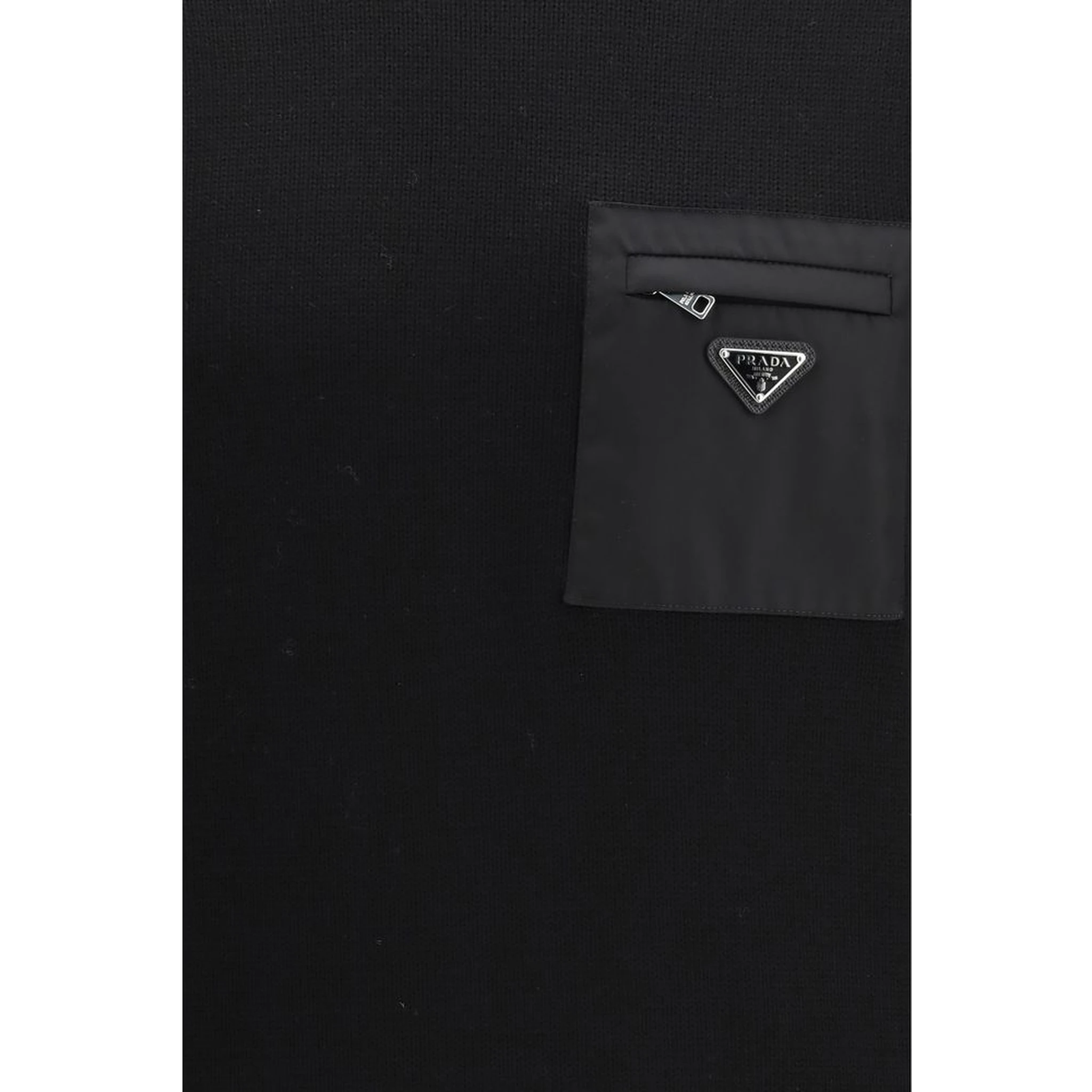 Black Fleece Wool Sweatshirt