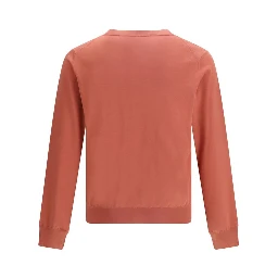 Orange Cotton Sweatshirt