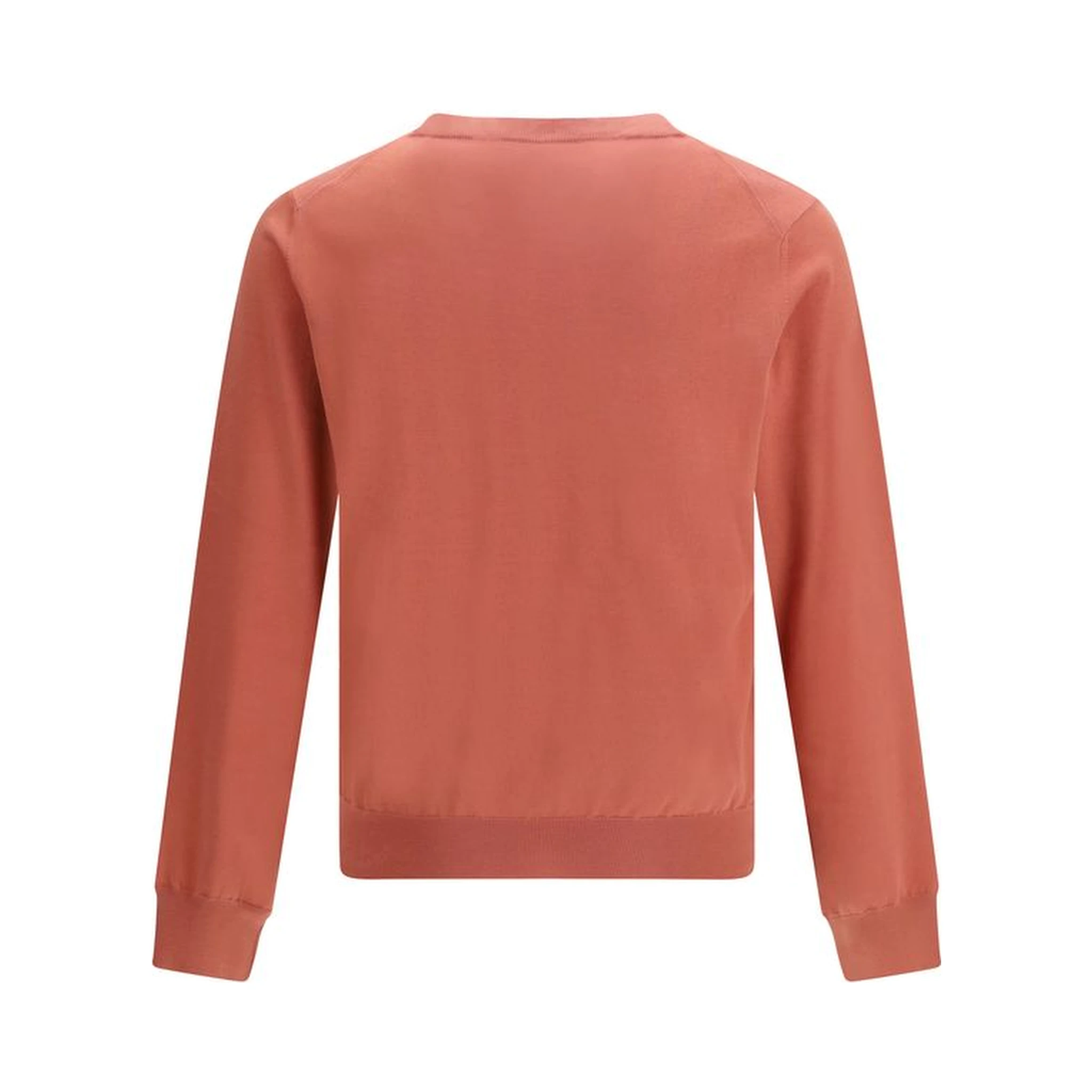 Orange Cotton Sweatshirt