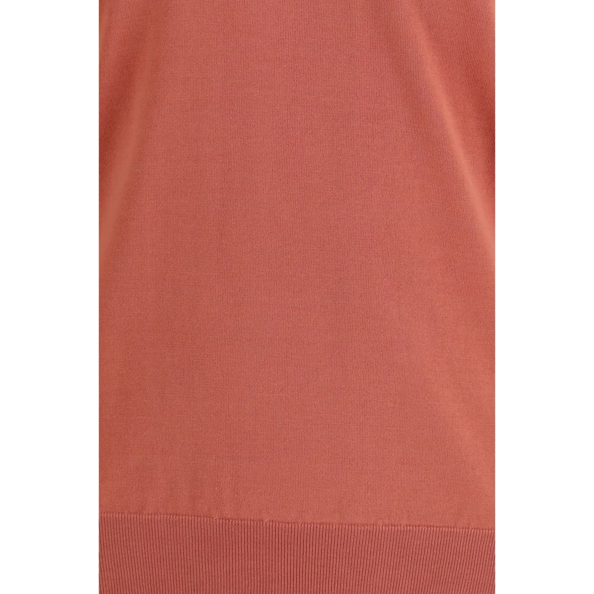 Orange Cotton Sweatshirt