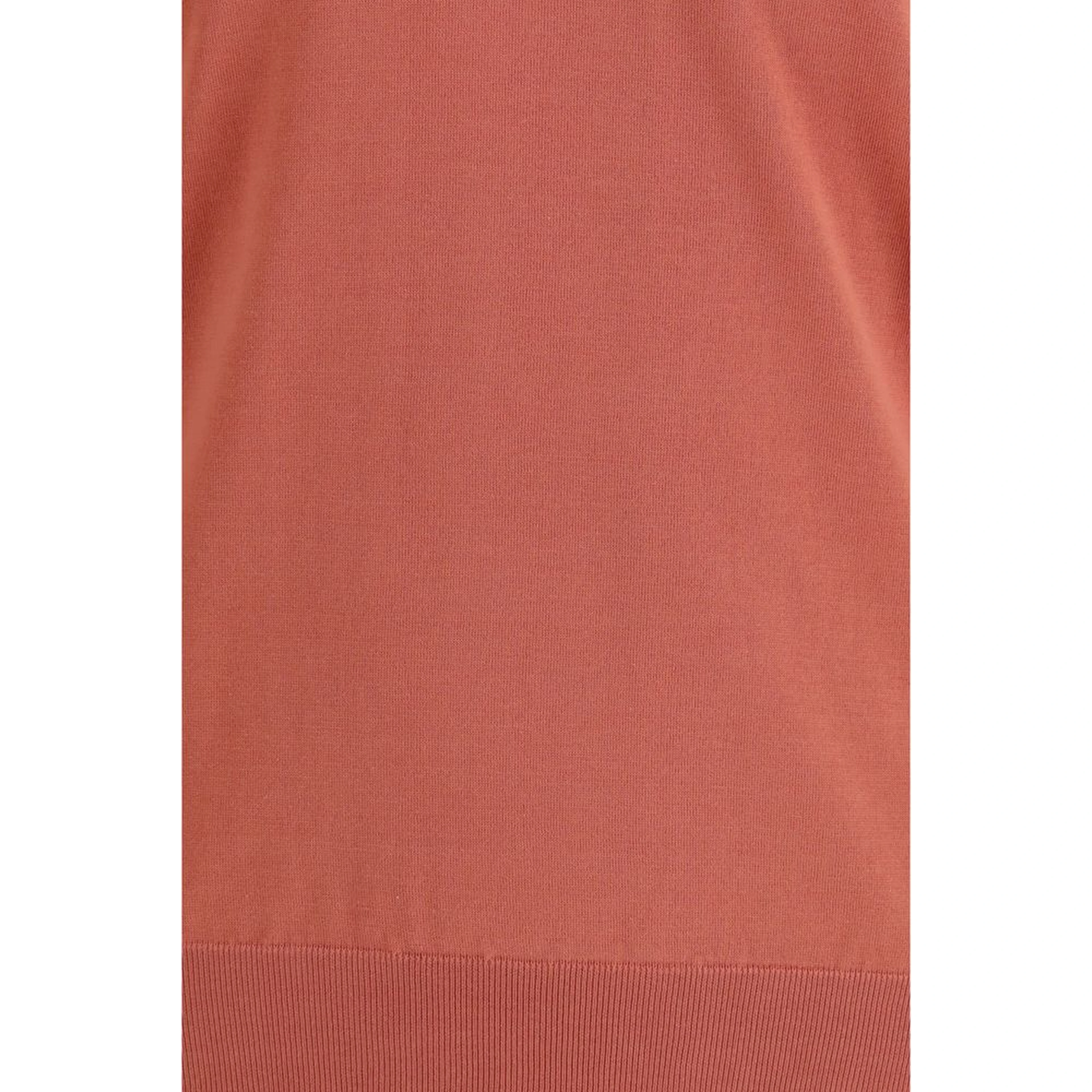 Orange Cotton Sweatshirt
