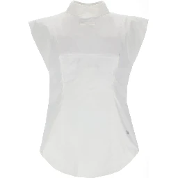 SLEEVELESS INVERTED SHIRT