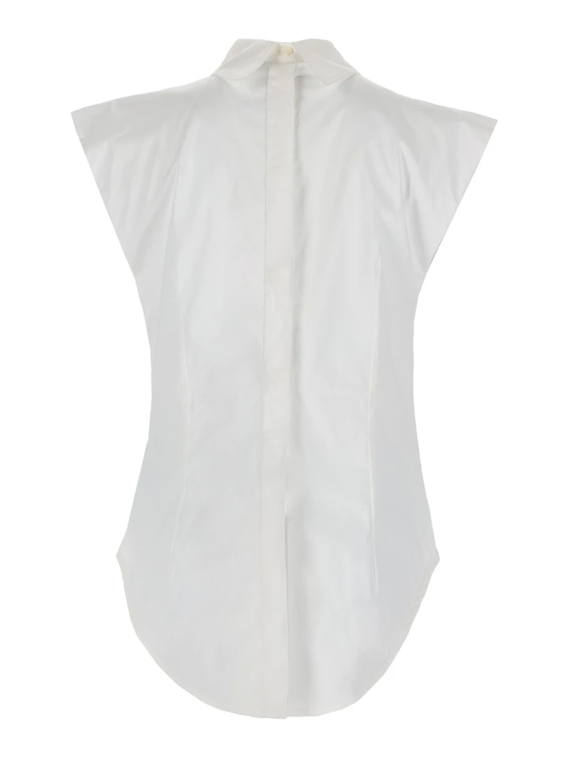 SLEEVELESS INVERTED SHIRT