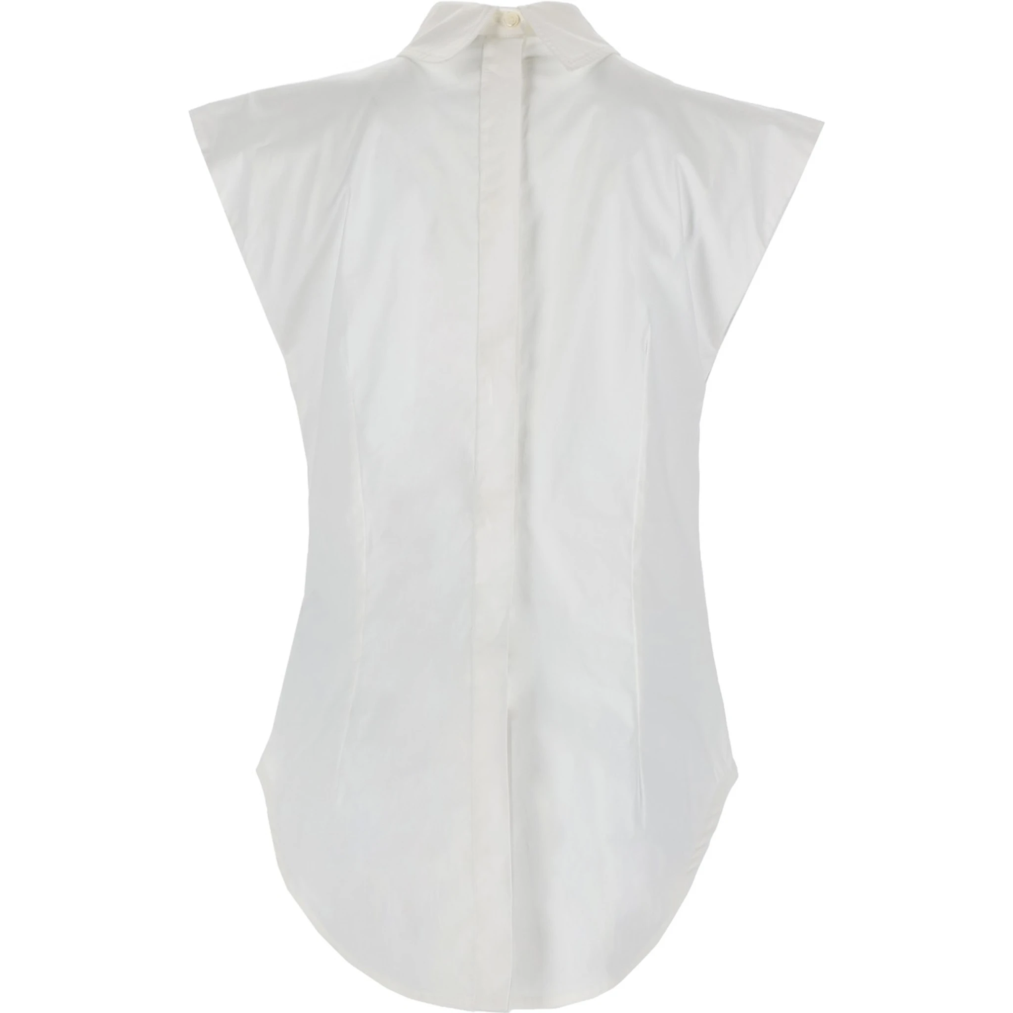SLEEVELESS INVERTED SHIRT
