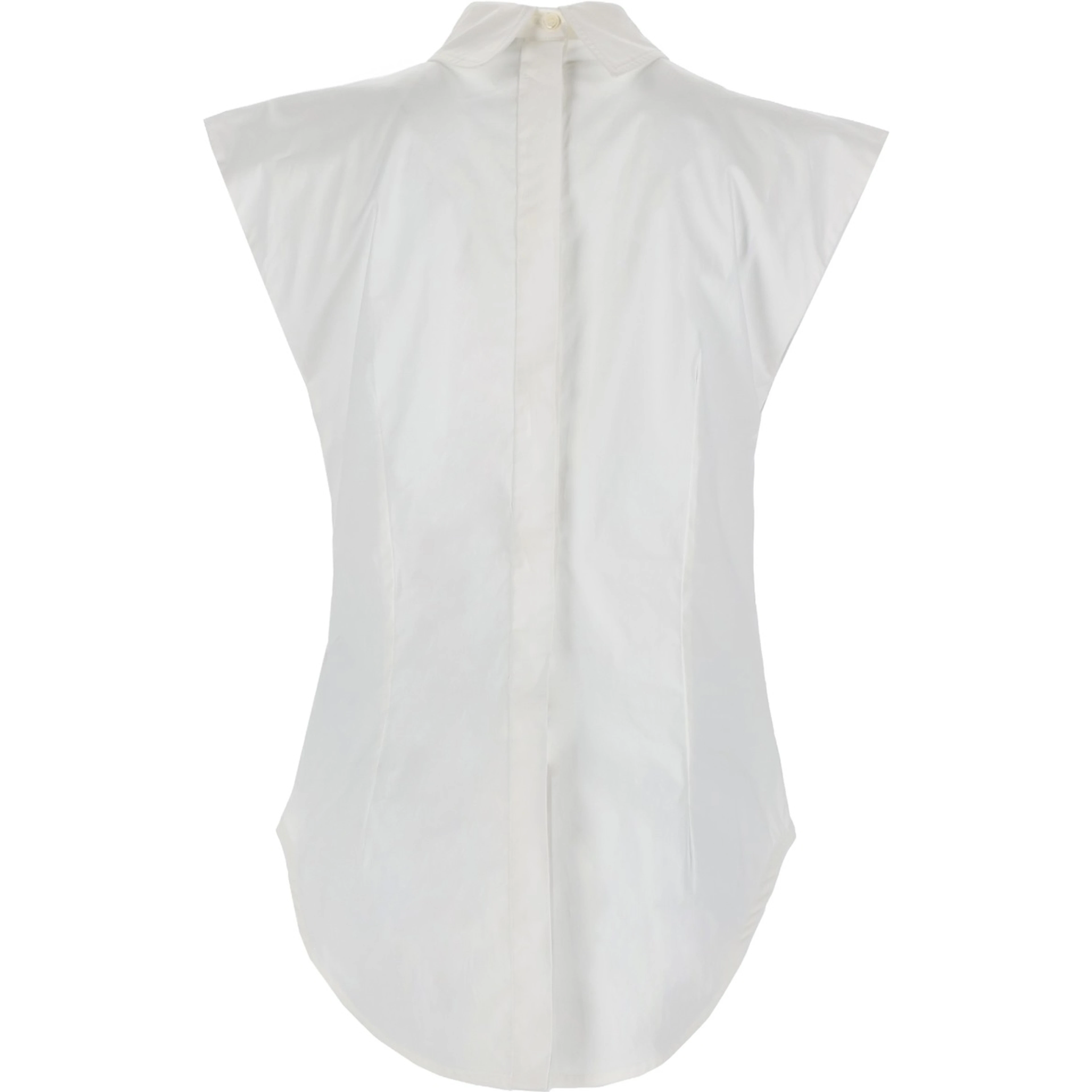 SLEEVELESS INVERTED SHIRT