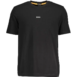 Black Cotton Men's T-Shirt