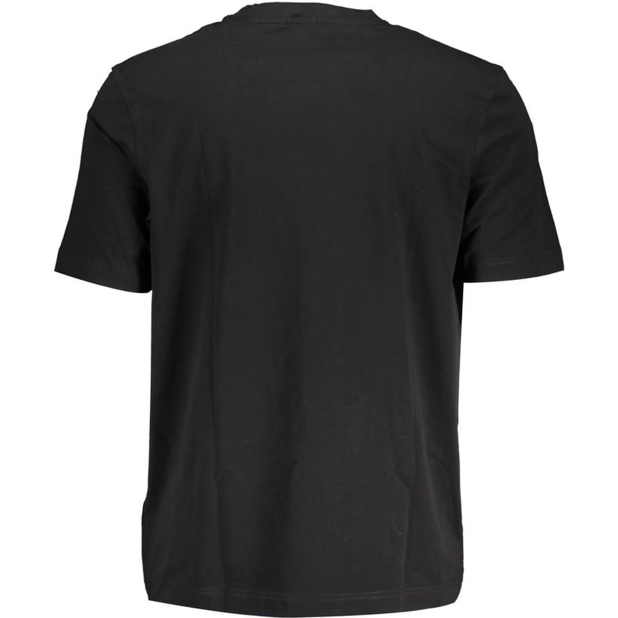 Black Cotton Men's T-Shirt
