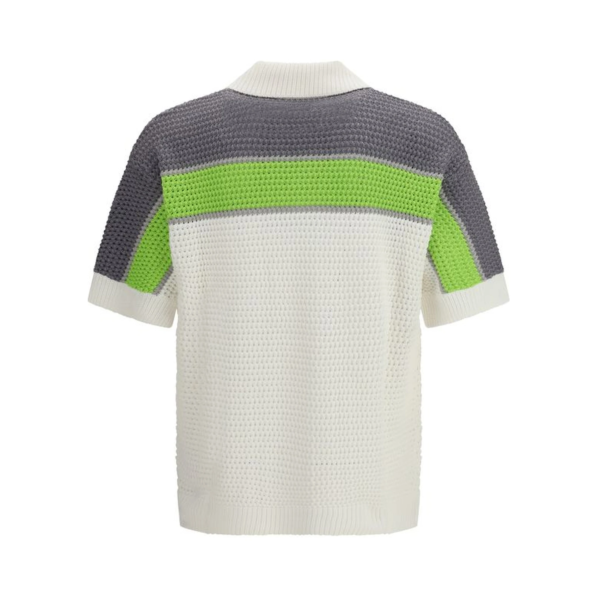 White Cotton Pattern Shirt