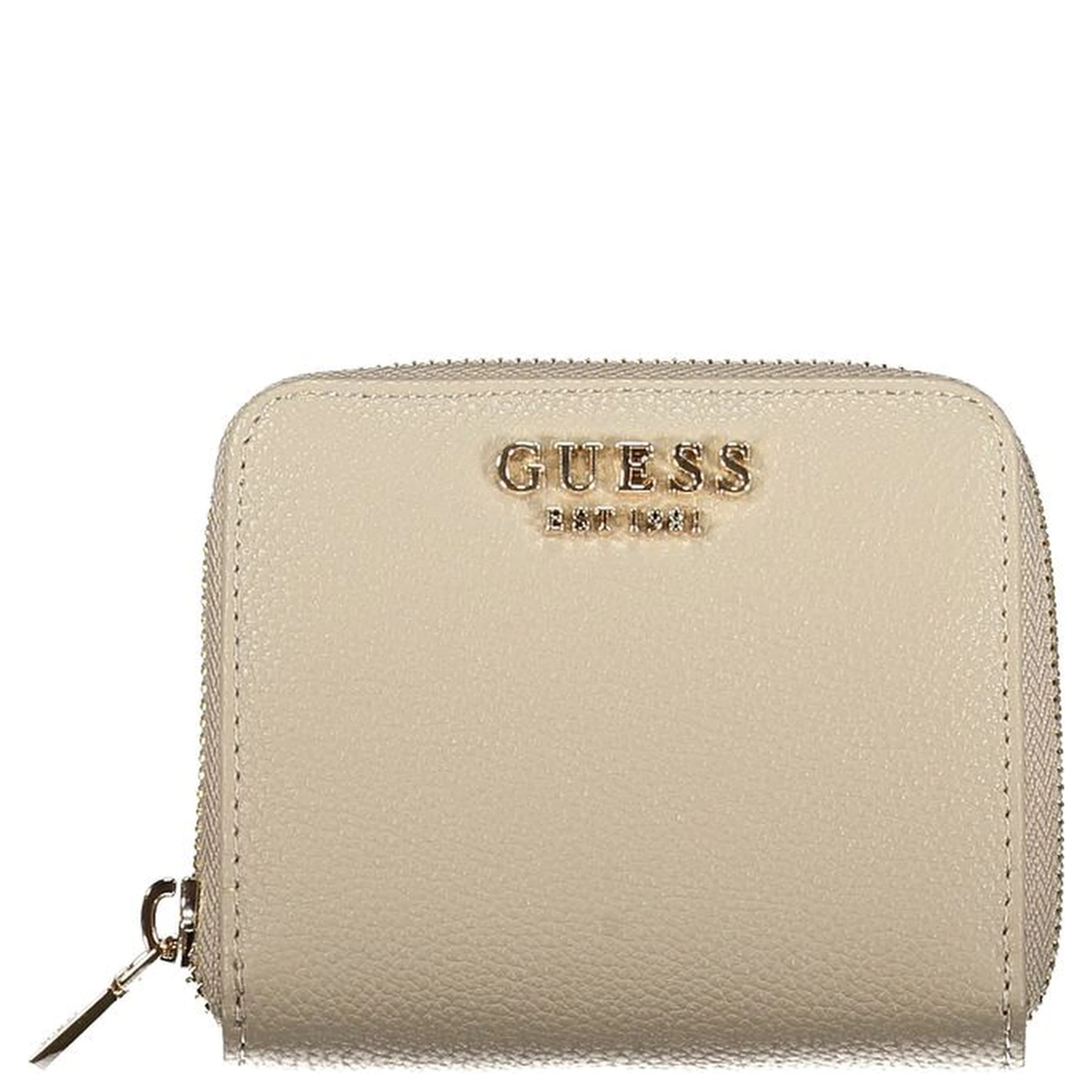 Beige Polyurethane Women Wallet