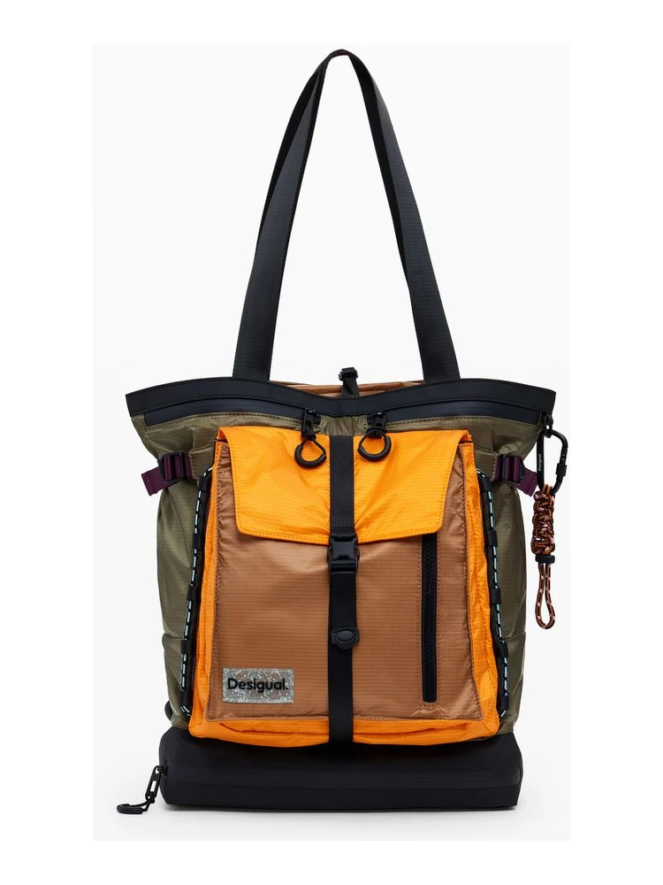 حقيبة ظهر نسائية من البوليستر الأخضر