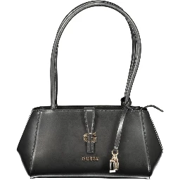 Nero Poliuretano Donna Shoulder Bag