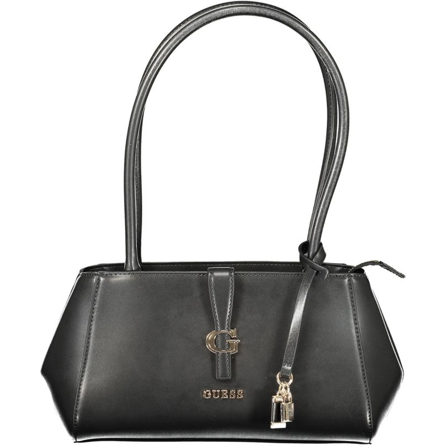 Nero Poliuretano Donna Shoulder Bag