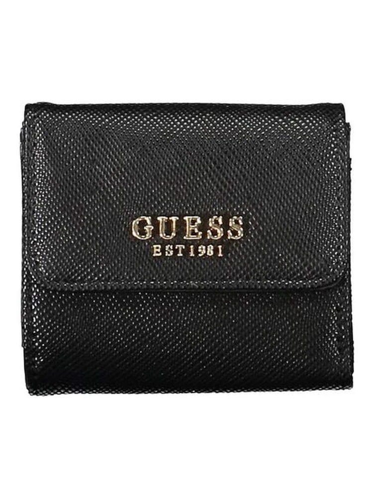 Black Polyurethane Women Wallet