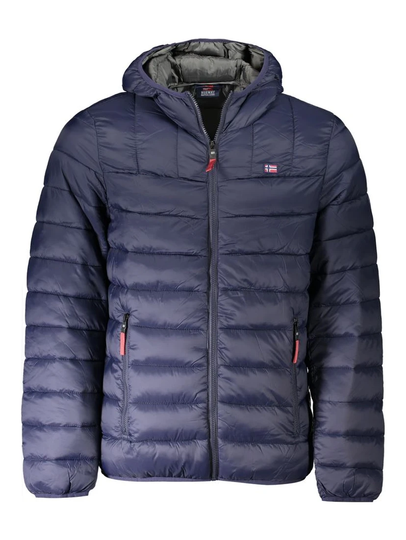 Blu Poliammide Men's Jacket