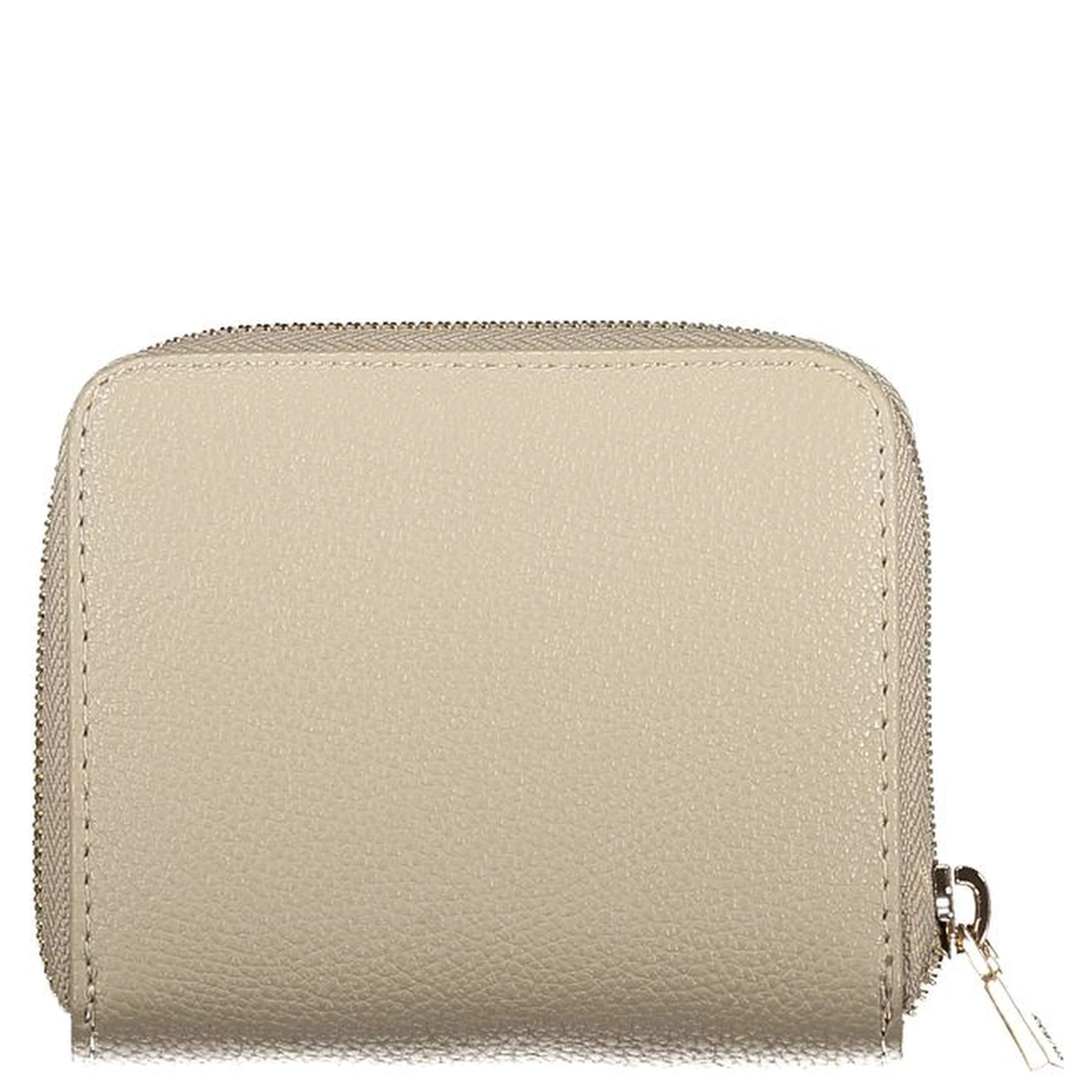 Beige Polyurethane Women Wallet