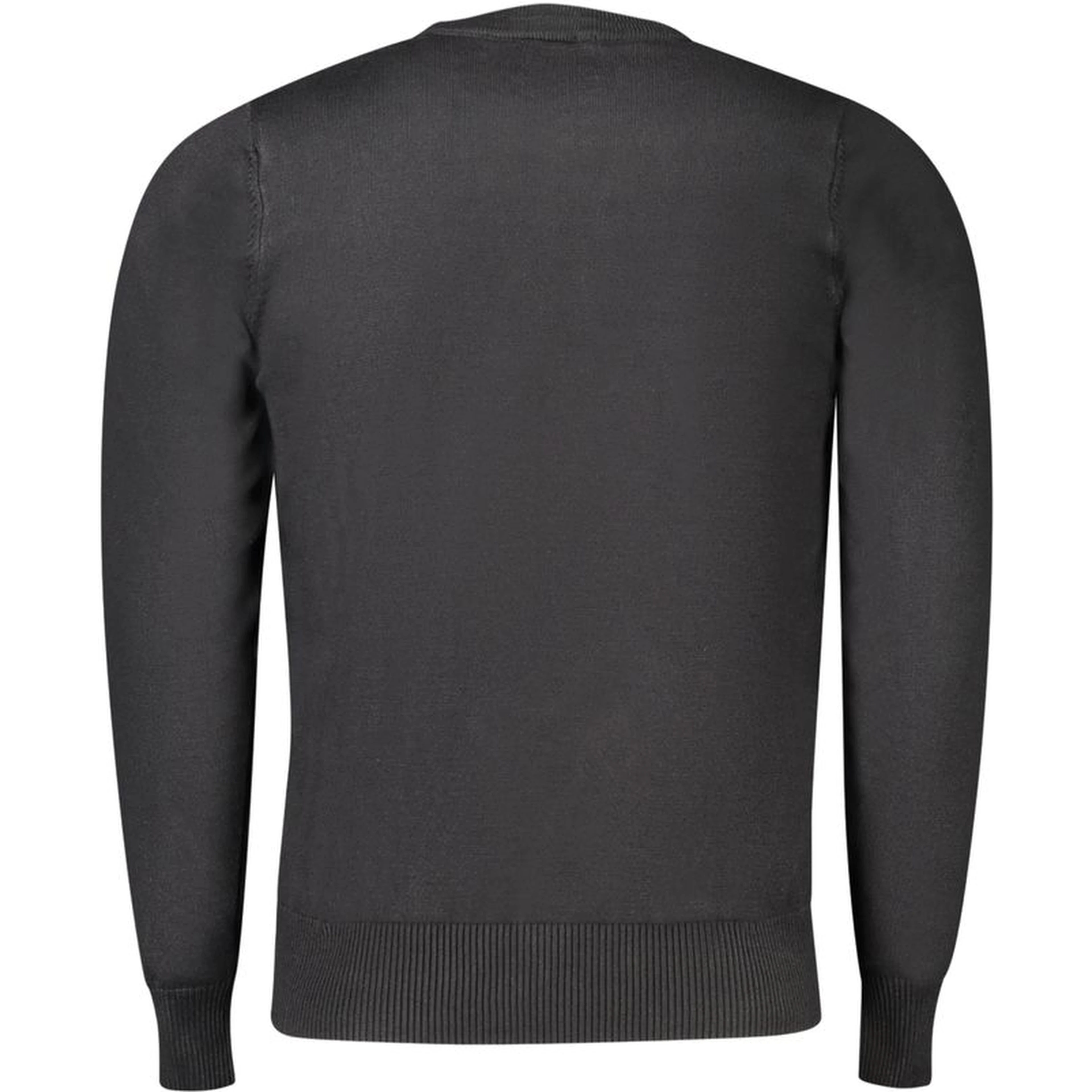 Black Viscosa Mens Sweater