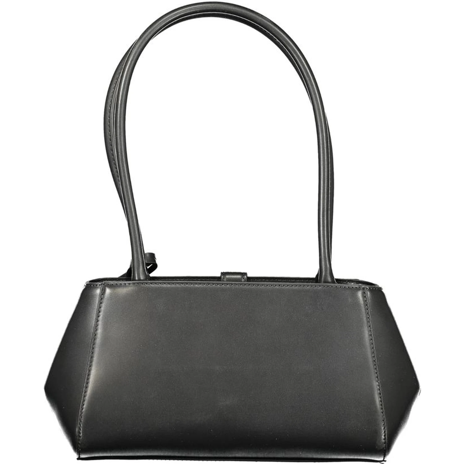 Nero Poliuretano Donna Shoulder Bag