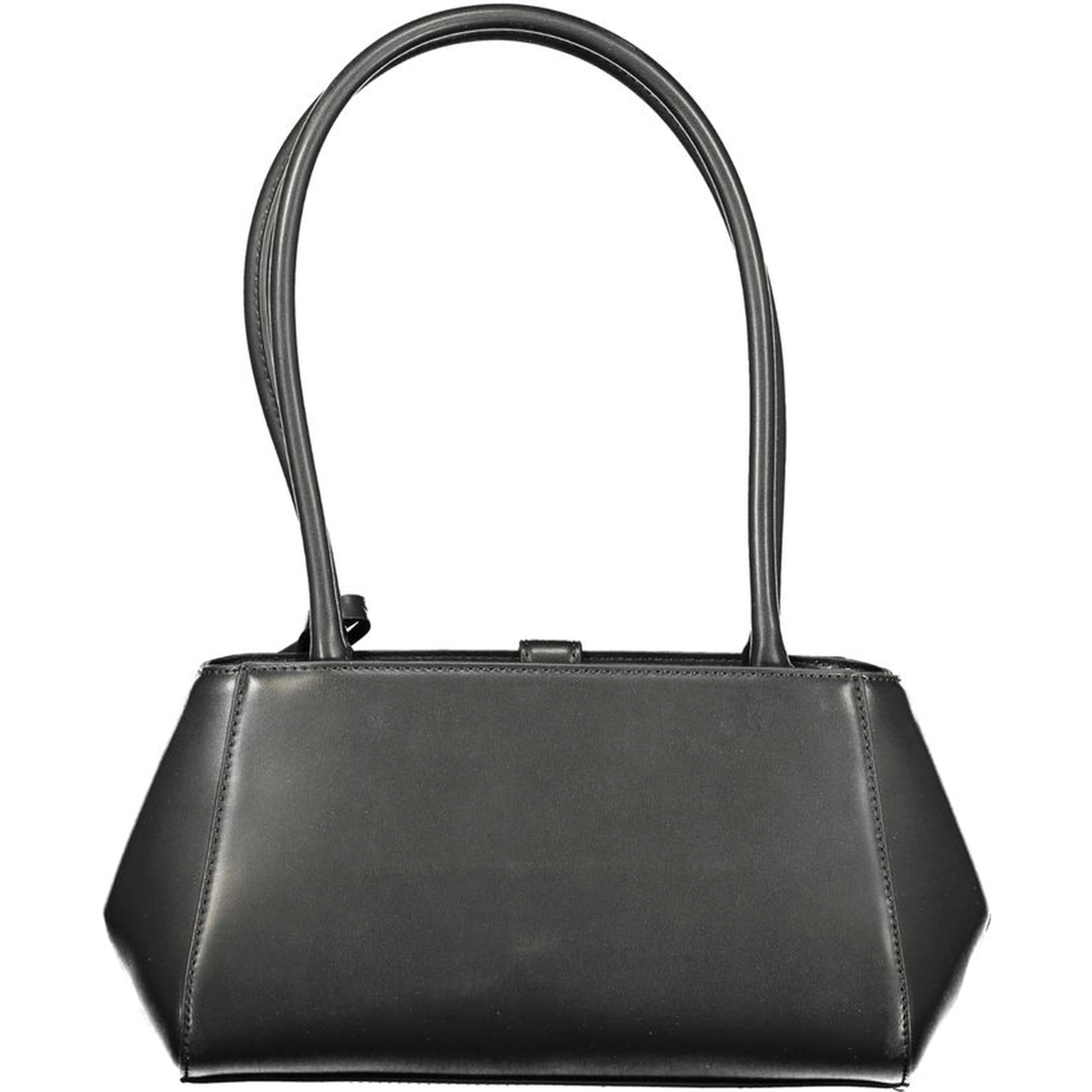 Nero Poliuretano Donna Shoulder Bag
