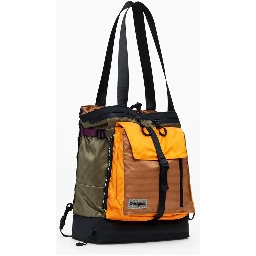 Green Polyester Women Backpack