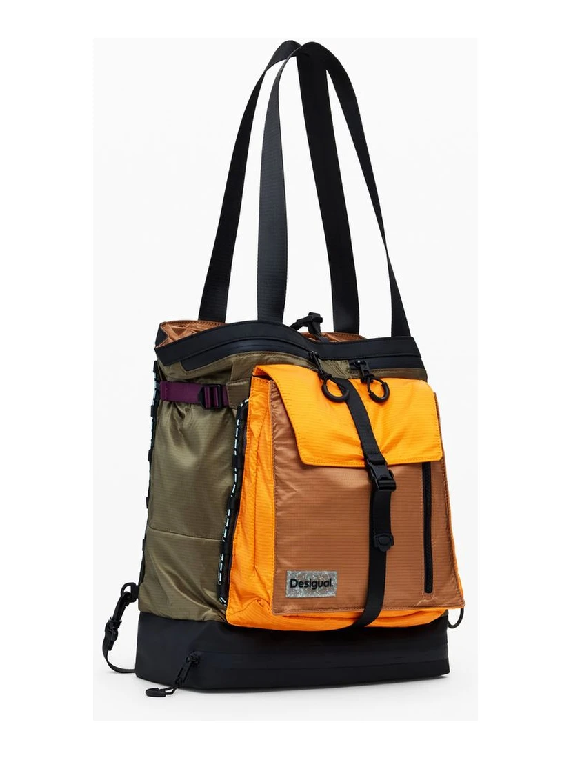 حقيبة ظهر نسائية من البوليستر الأخضر