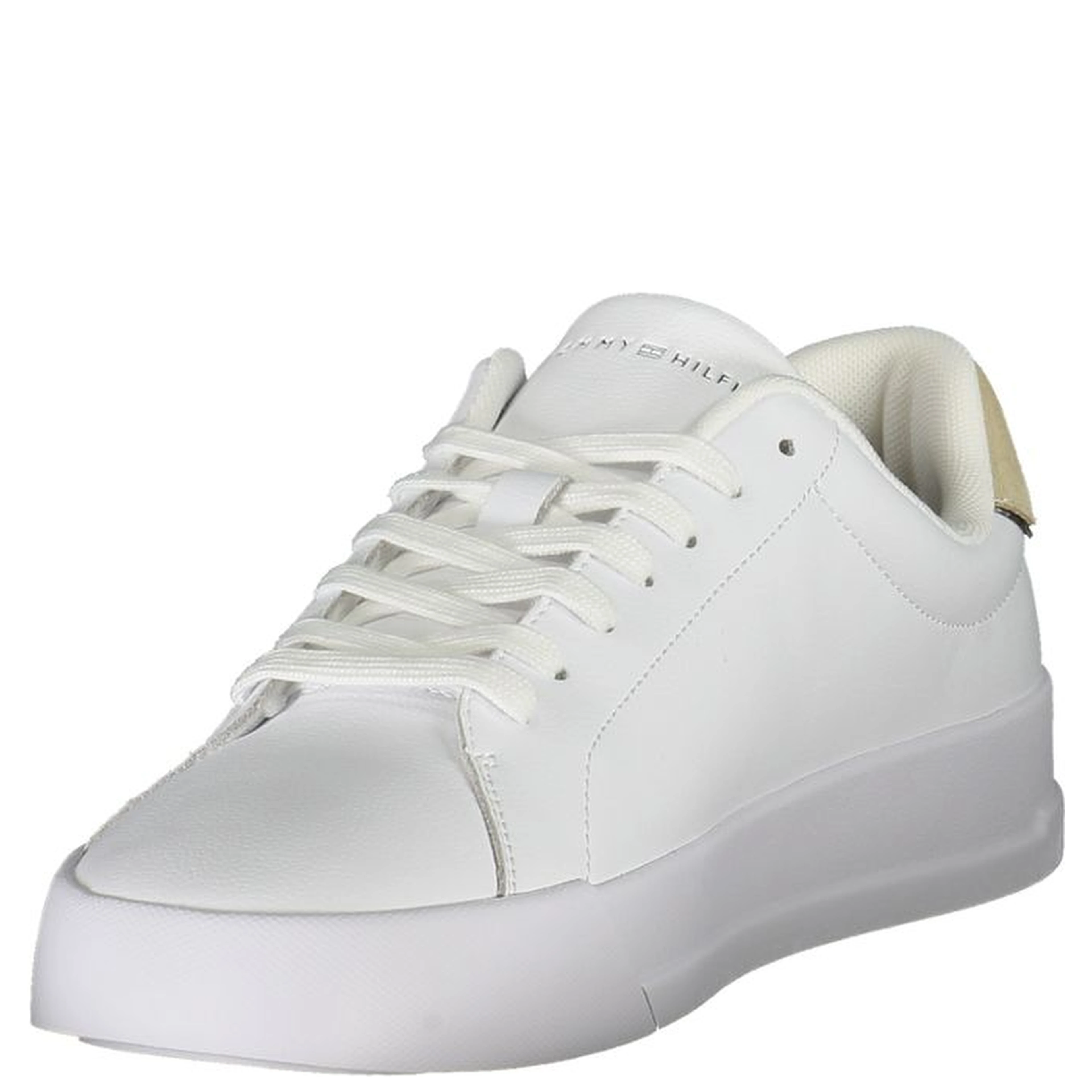 Bianco Polyurethane Men Sneaker