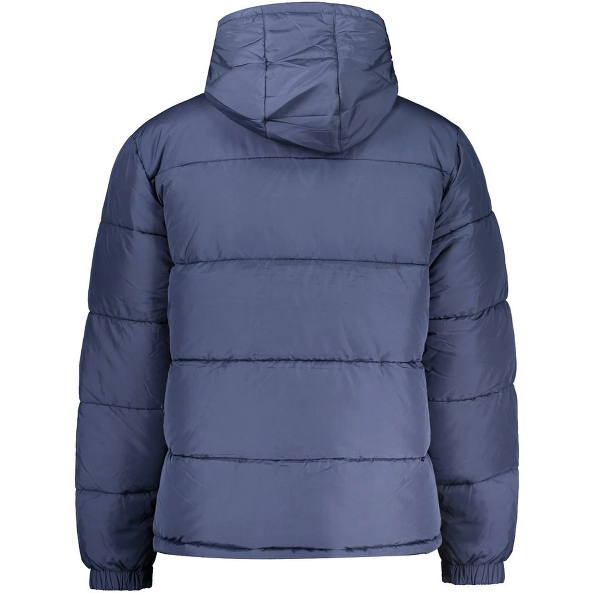 Blue Polyester Men Jacket