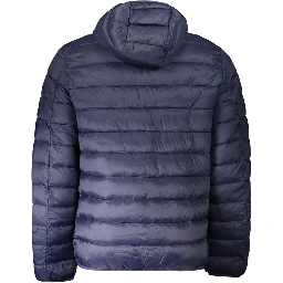 Blu Poliammide Men's Jacket