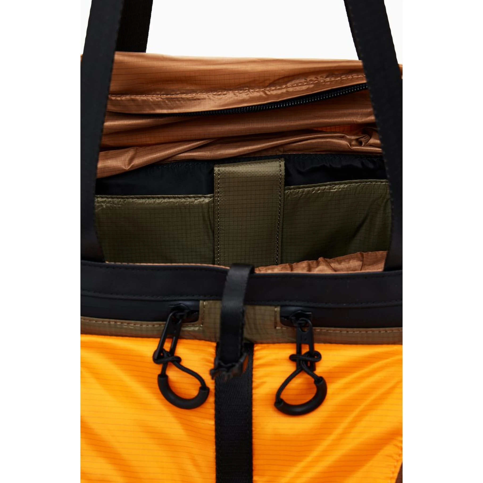 Green Polyester Women Backpack