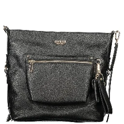 Black Polyurethane Women's Handbag
