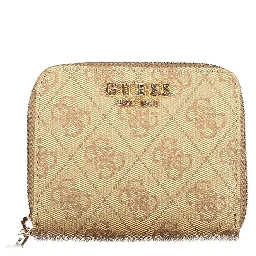 Beige Polyurethane Women Wallet
