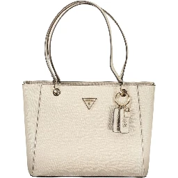 Beige Poliuretano Women Handbag