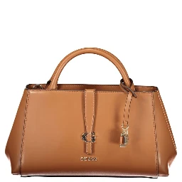 Marrone Poliuretano Women Handbag