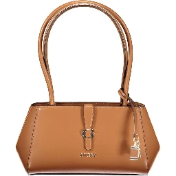 Marrone Poliuretano Female Handbag