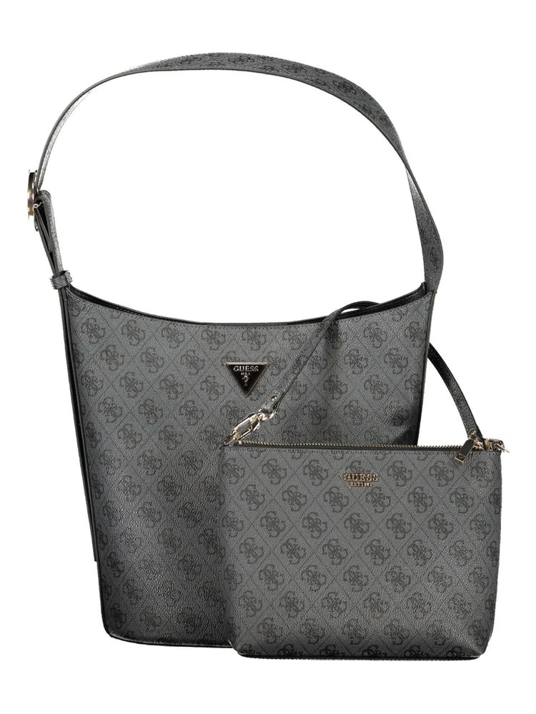 حقيبة يد نسائية سوداء من البولي يوريثان alternative