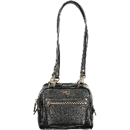 Nero Polyurethane Women Handbag