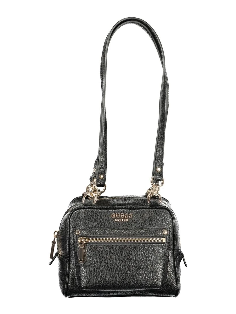 Nero Polyurethane Women Handbag