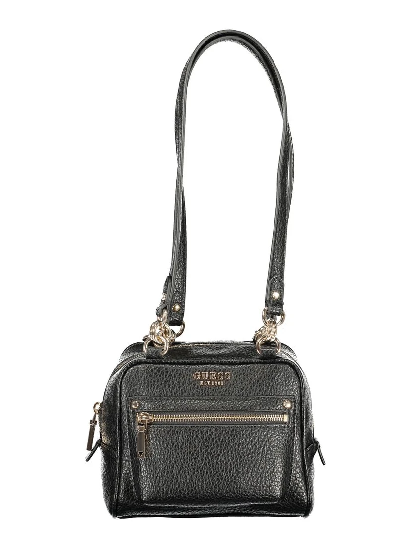 Nero Polyurethane Women Handbag