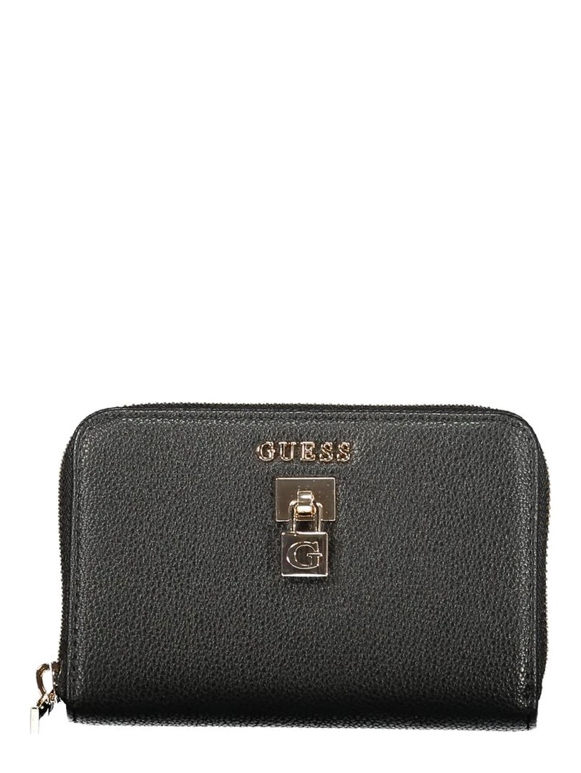 Nero Poliuretano Women Wallet