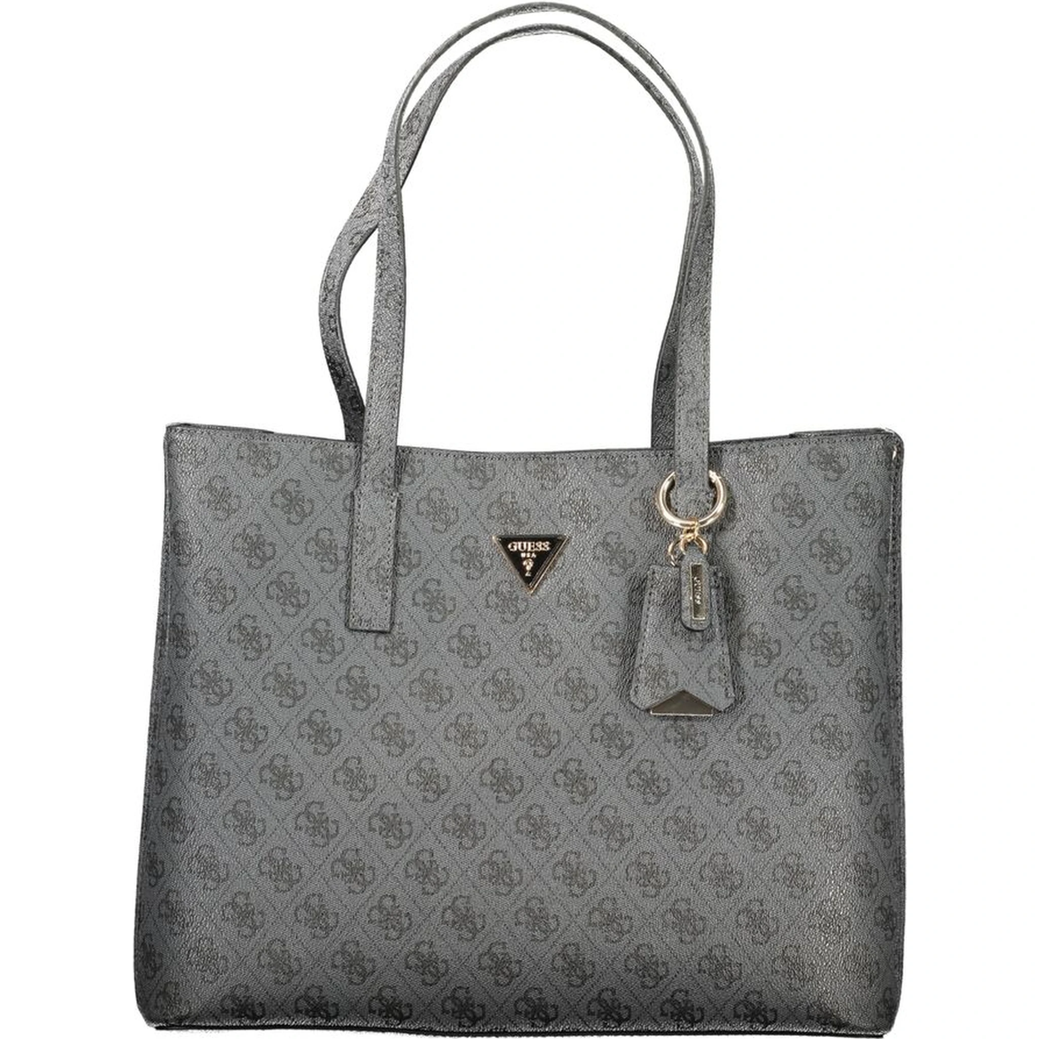 "Nero Poliuretano Women's Handbag"