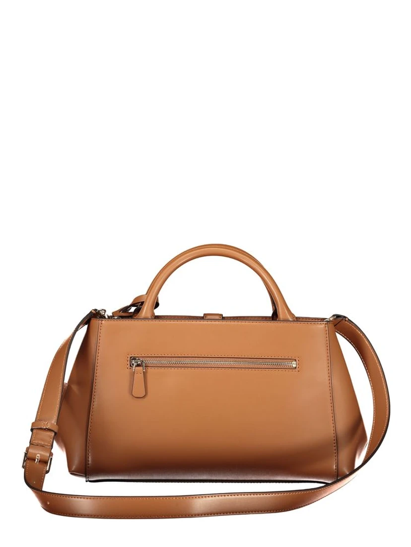 Marrone Poliuretano Women Handbag