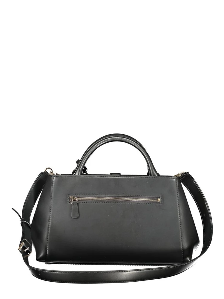 Black Polyurethane Women Handbag alternative