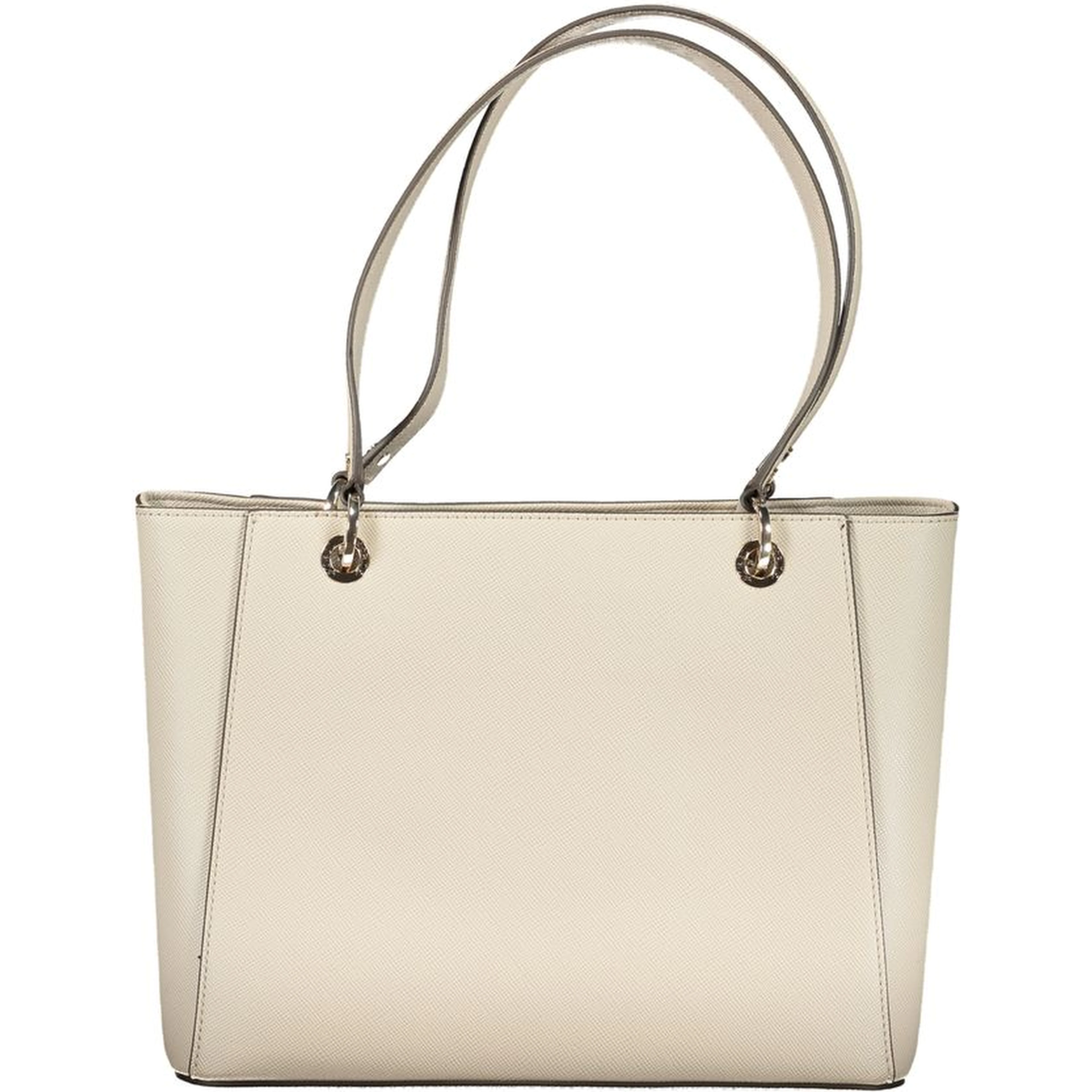 Beige Poliuretano Women Handbag