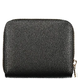 Nero Poliuretano Women Wallet