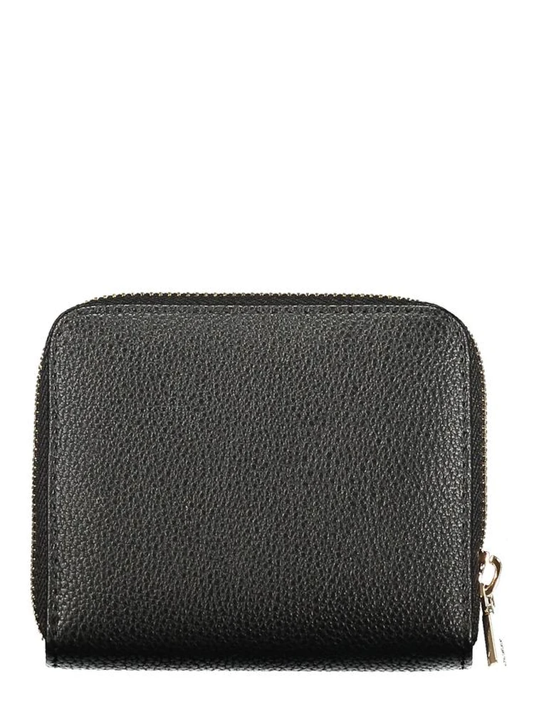 Nero Poliuretano Women Wallet alternative