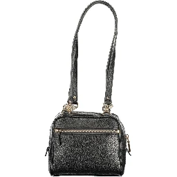 Nero Polyurethane Women Handbag
