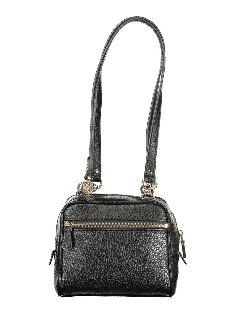 Nero Polyurethane Women Handbag