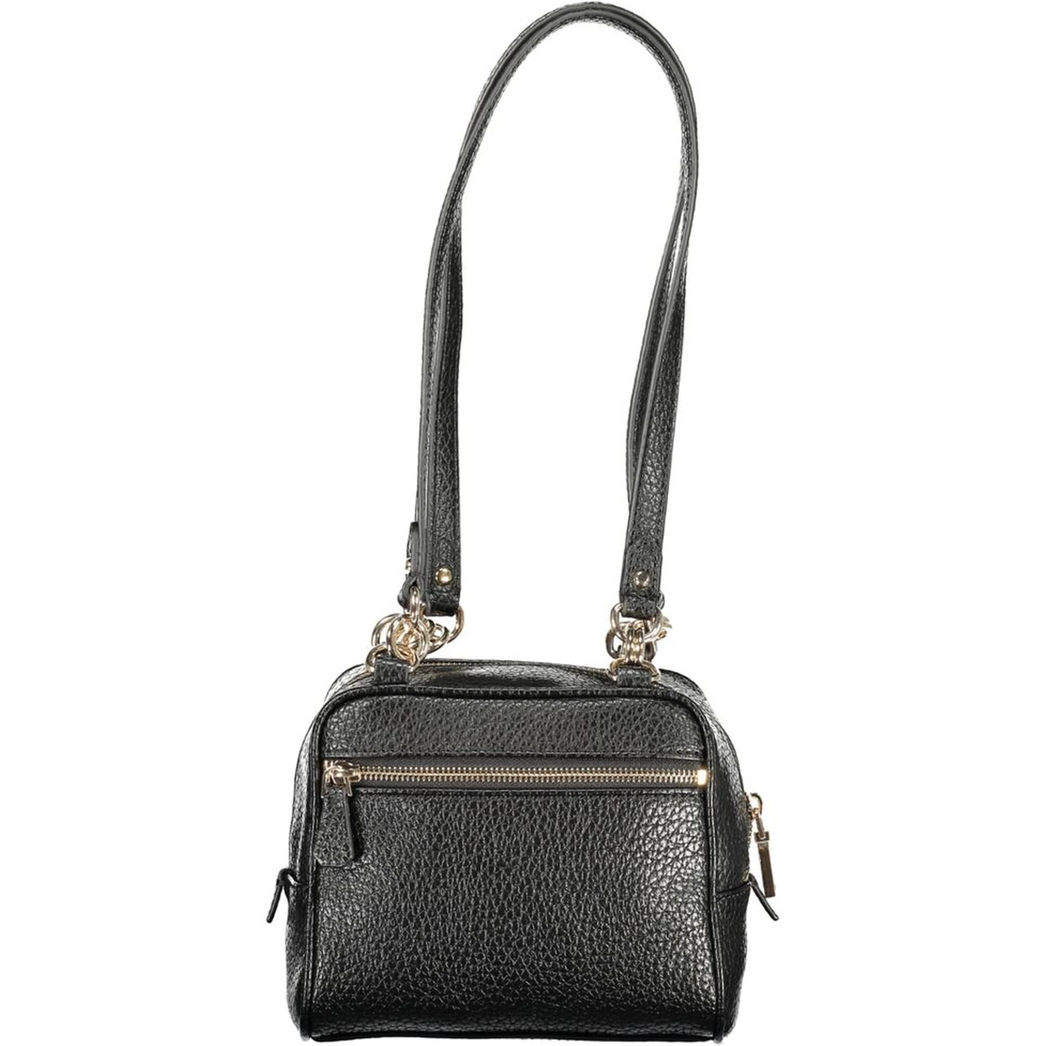 Nero Polyurethane Women Handbag