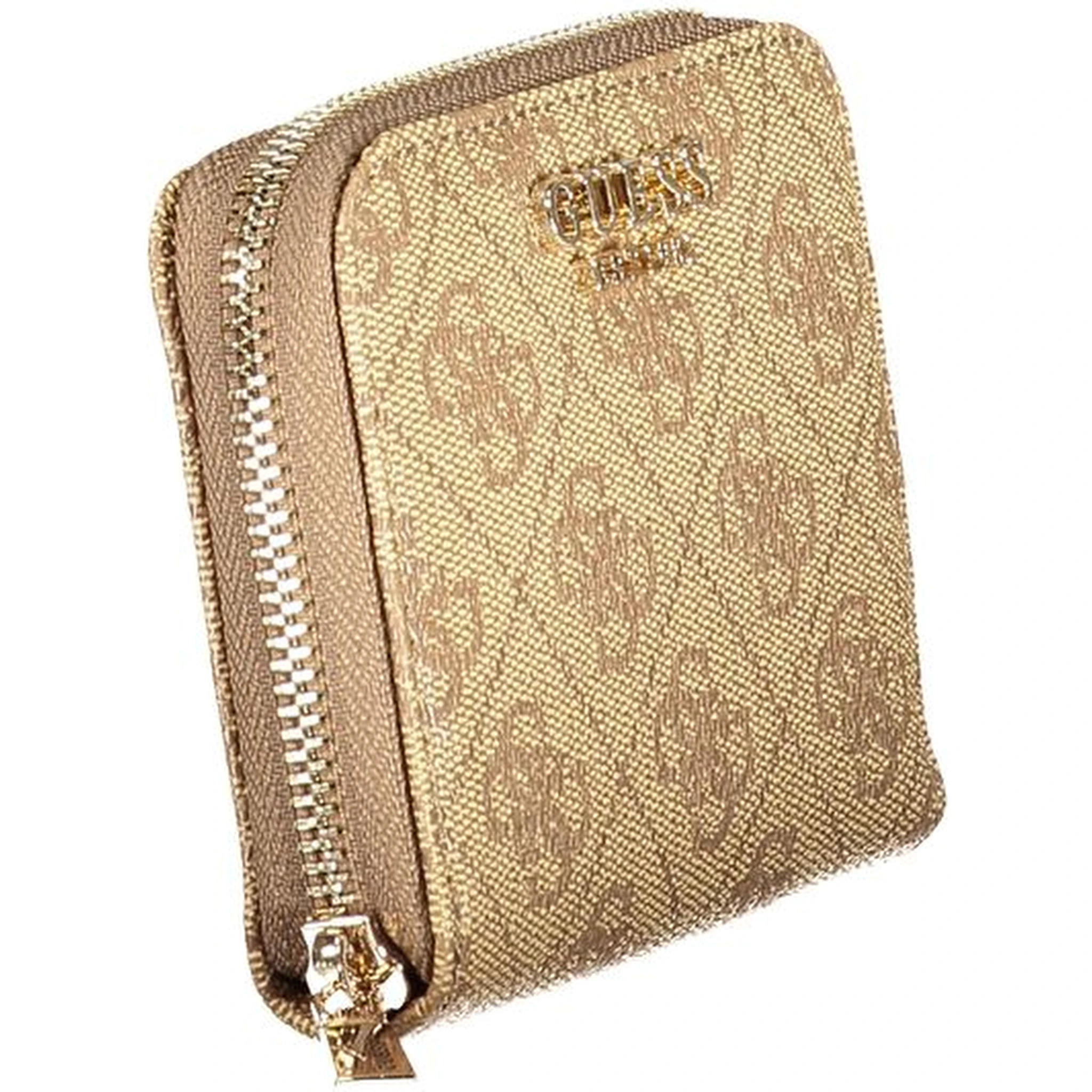 Beige Polyurethane Women Wallet
