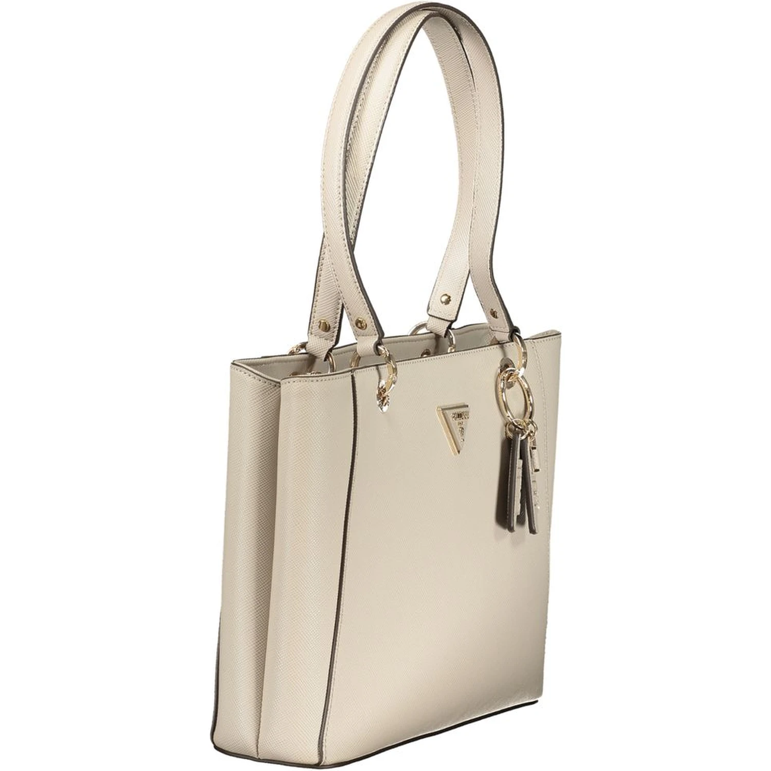 Beige Poliuretano Women Handbag