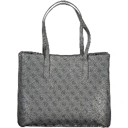 "Nero Poliuretano Women's Handbag"